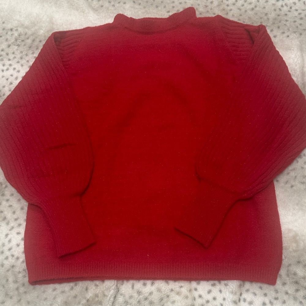 Nanette Lepore Vibrant Red Turtleneck Sweater